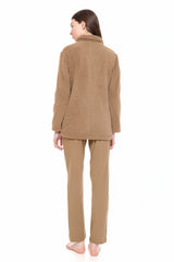 Pink Label - Robe Zipper Fleece Fluffy
