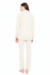 Pink Label - Robe Zipper Fleece Fluffy