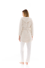 Pink Label - Robe Hood Fleece Fluffy