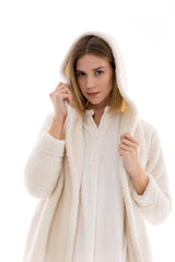 Pink Label - Robe Hood Fleece Fluffy