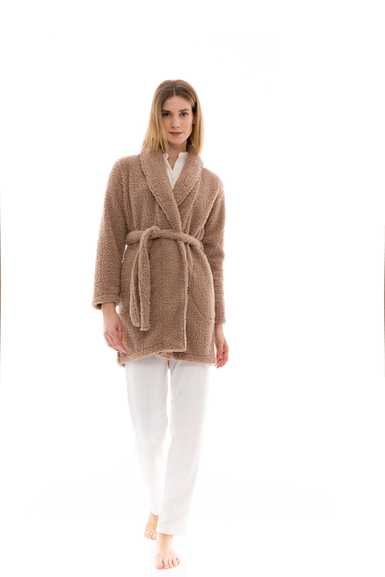 Pink Label - Robe Fleece Fluffy