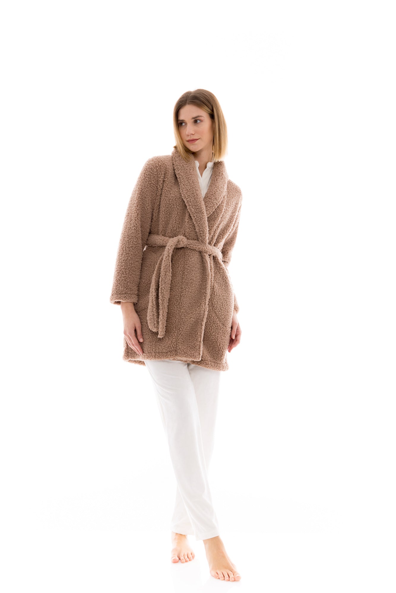 Pink Label - Robe Fleece Fluffy