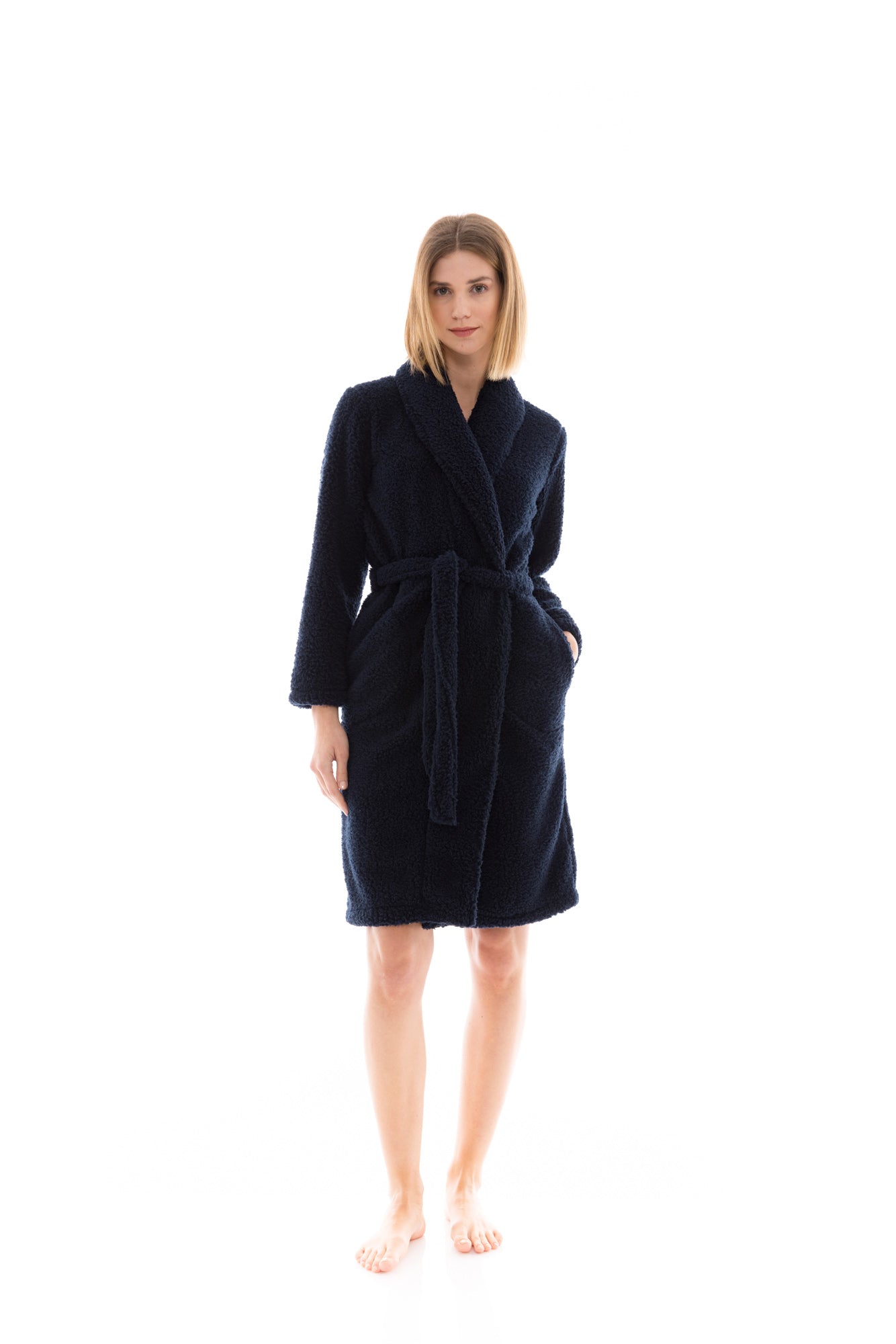 Pink Label - Robe Long  Fleece Fluffy