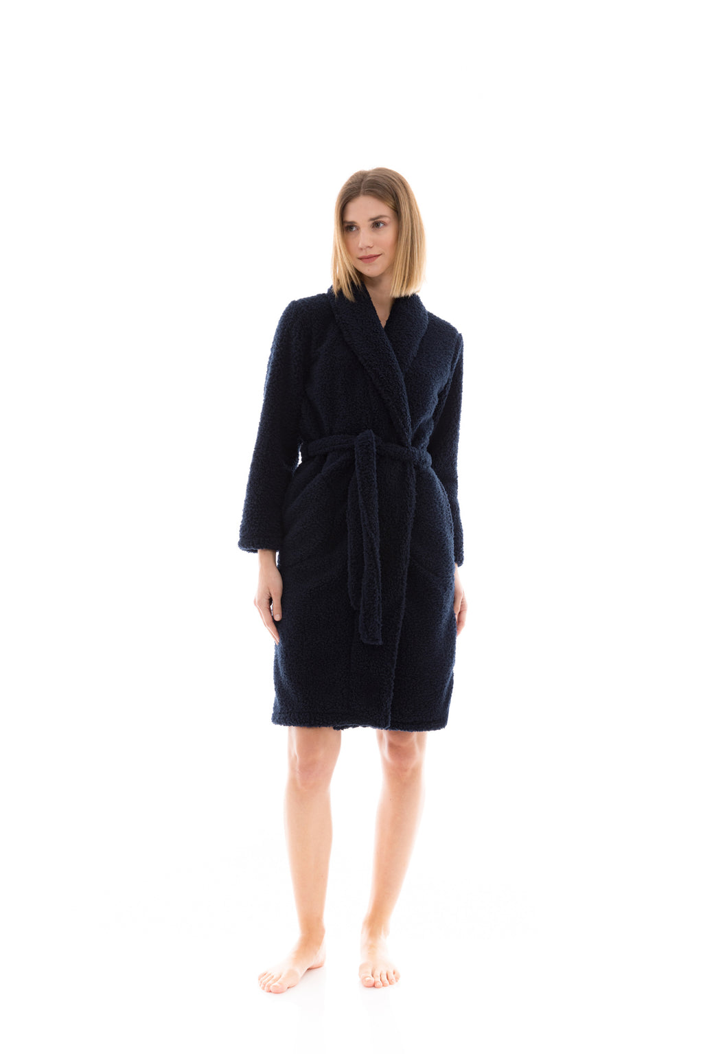 Pink Label - Robe Long  Fleece Fluffy