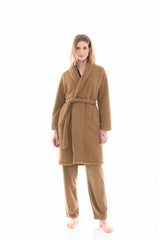 Pink Label - Robe Long  Fleece Fluffy