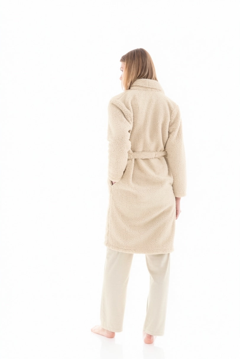 Pink Label - Robe Long  Fleece Fluffy