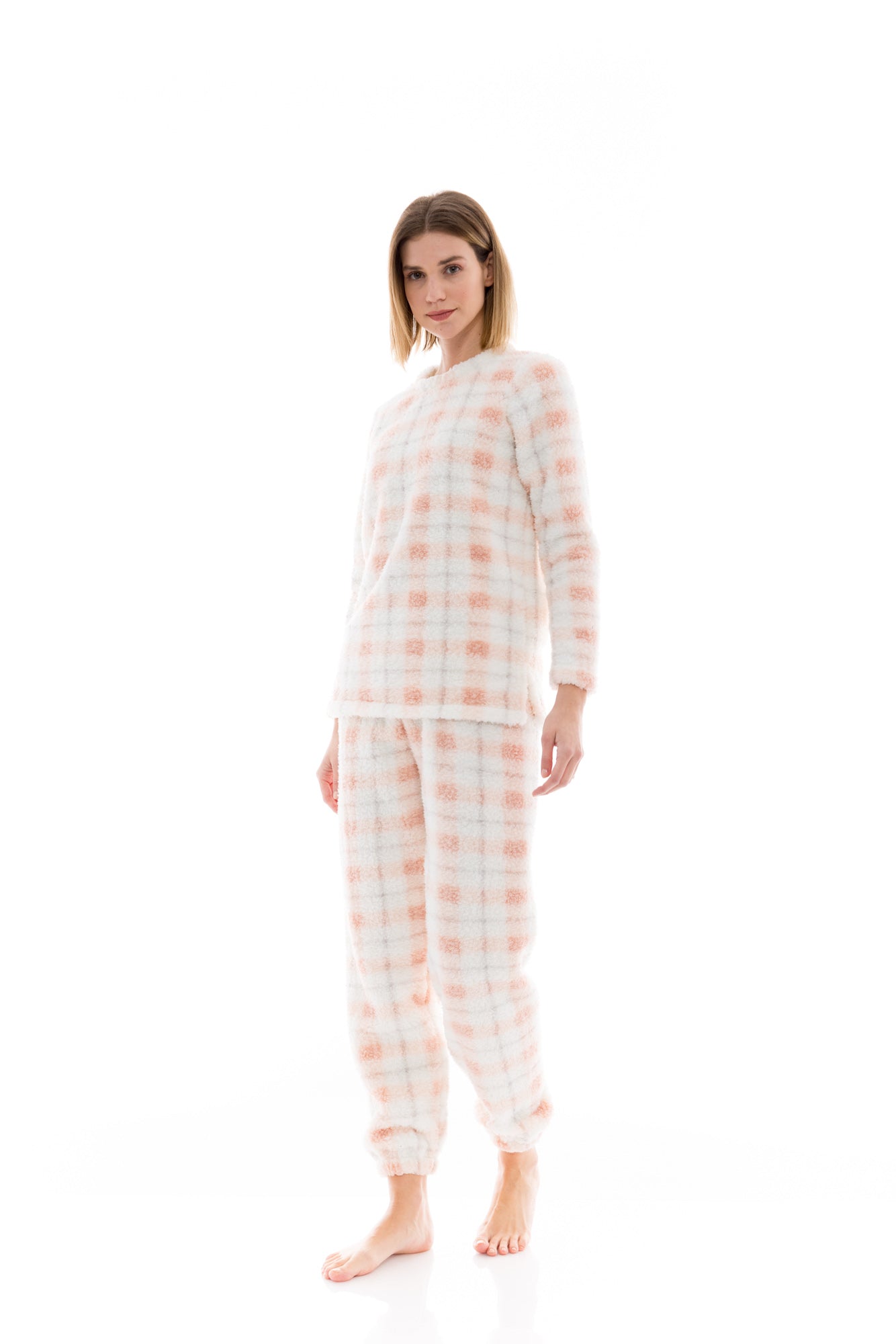 Pink Label - Pyjama Fleece Plaid