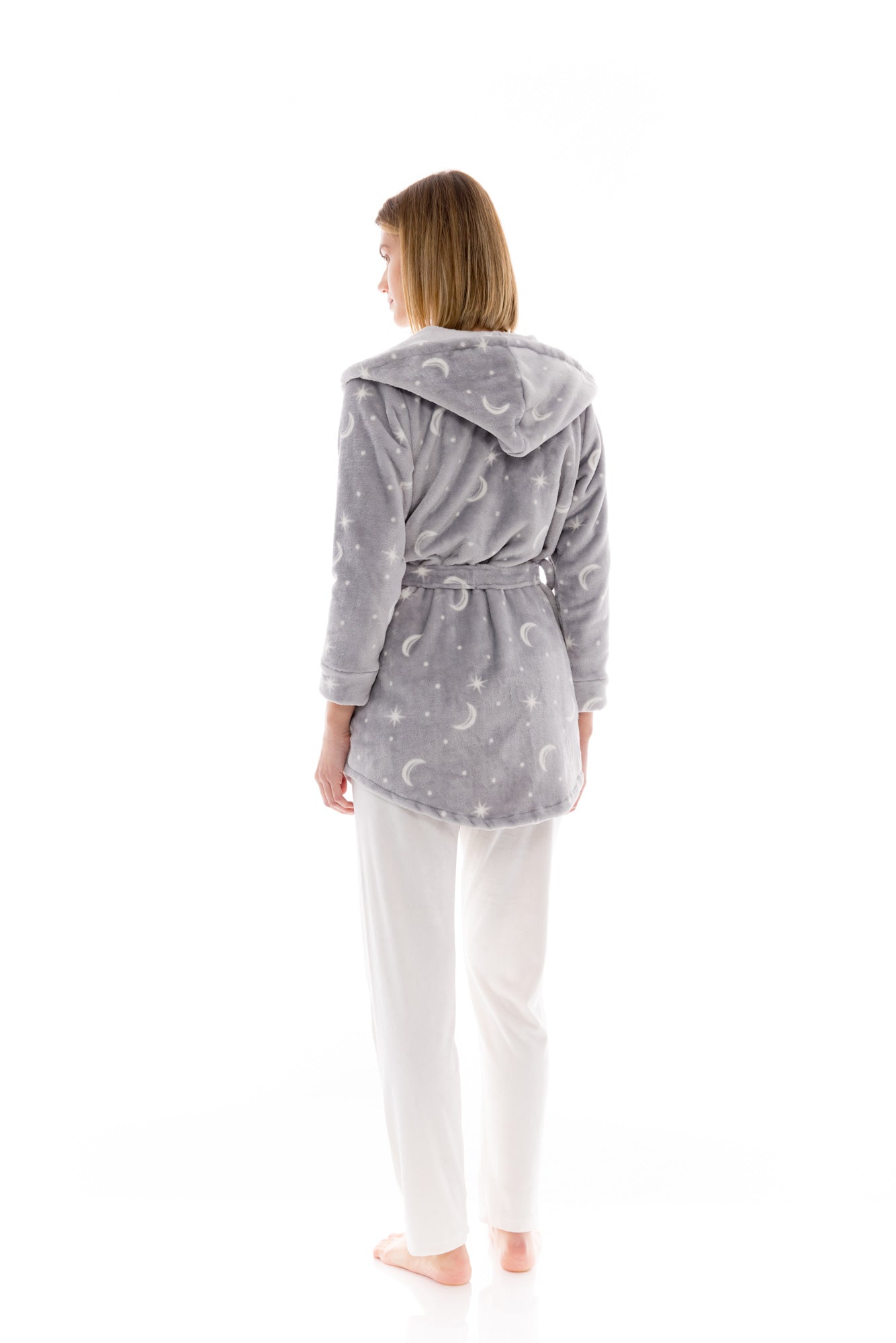 Pink Label - Robe Hood Fleece Night Sky