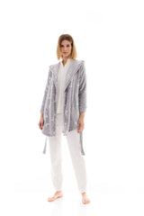 Pink Label - Robe Hood Fleece Night Sky