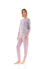 Pink Label - Pyjama Jacquard Pink Plaid