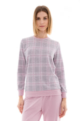 Pink Label - Pyjama Jacquard Pink Plaid
