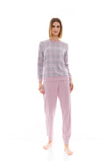 Pink Label - Pyjama Jacquard Pink Plaid