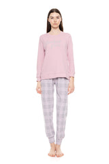 Pink Label - Pyjama Jacquard Bonjour Plaid