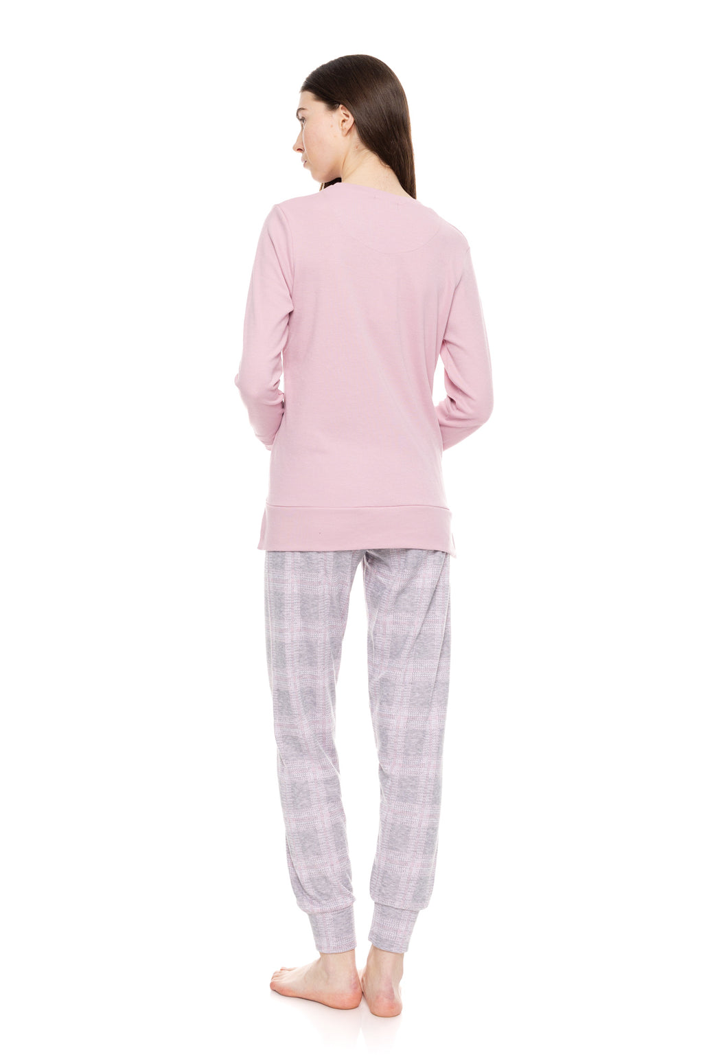 Pink Label - Pyjama Jacquard Bonjour Plaid