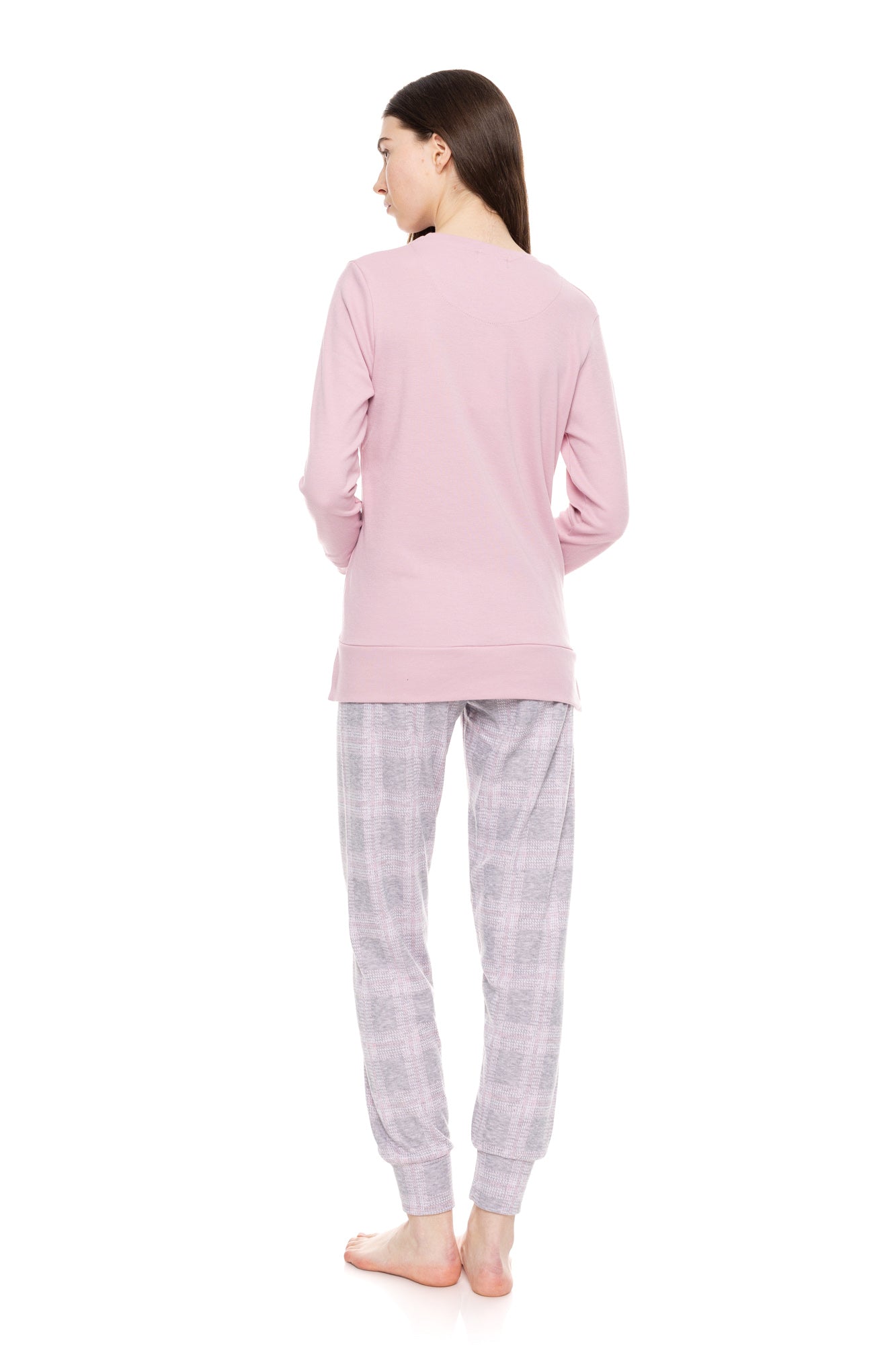 Pink Label - Pyjama Jacquard Bonjour Plaid