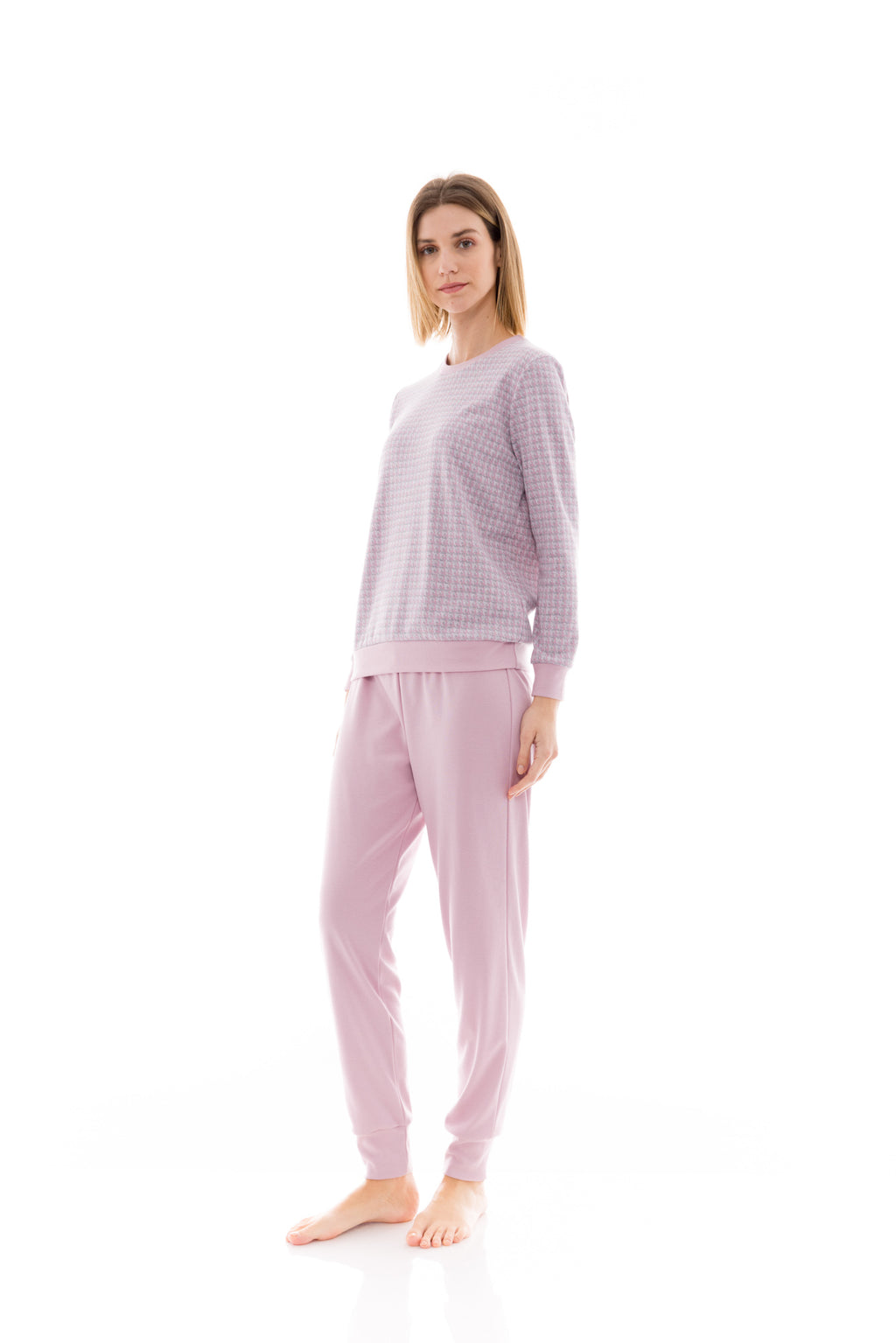 Pink Label - Pyjama Jacquard Pettit Plaid