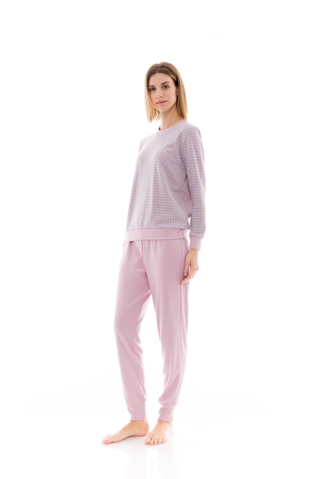 Pink Label - Pyjama Jacquard Pettit Plaid