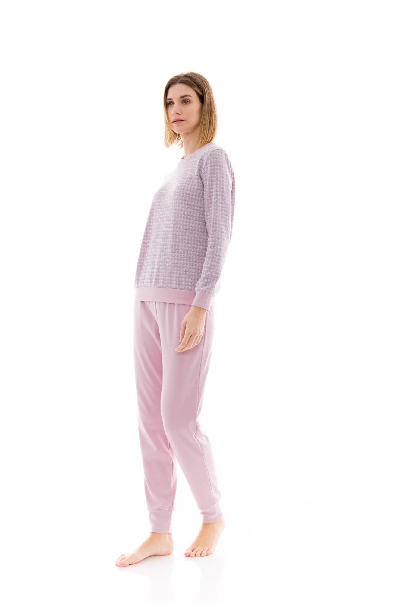 Pink Label - Pyjama Jacquard Pettit Plaid