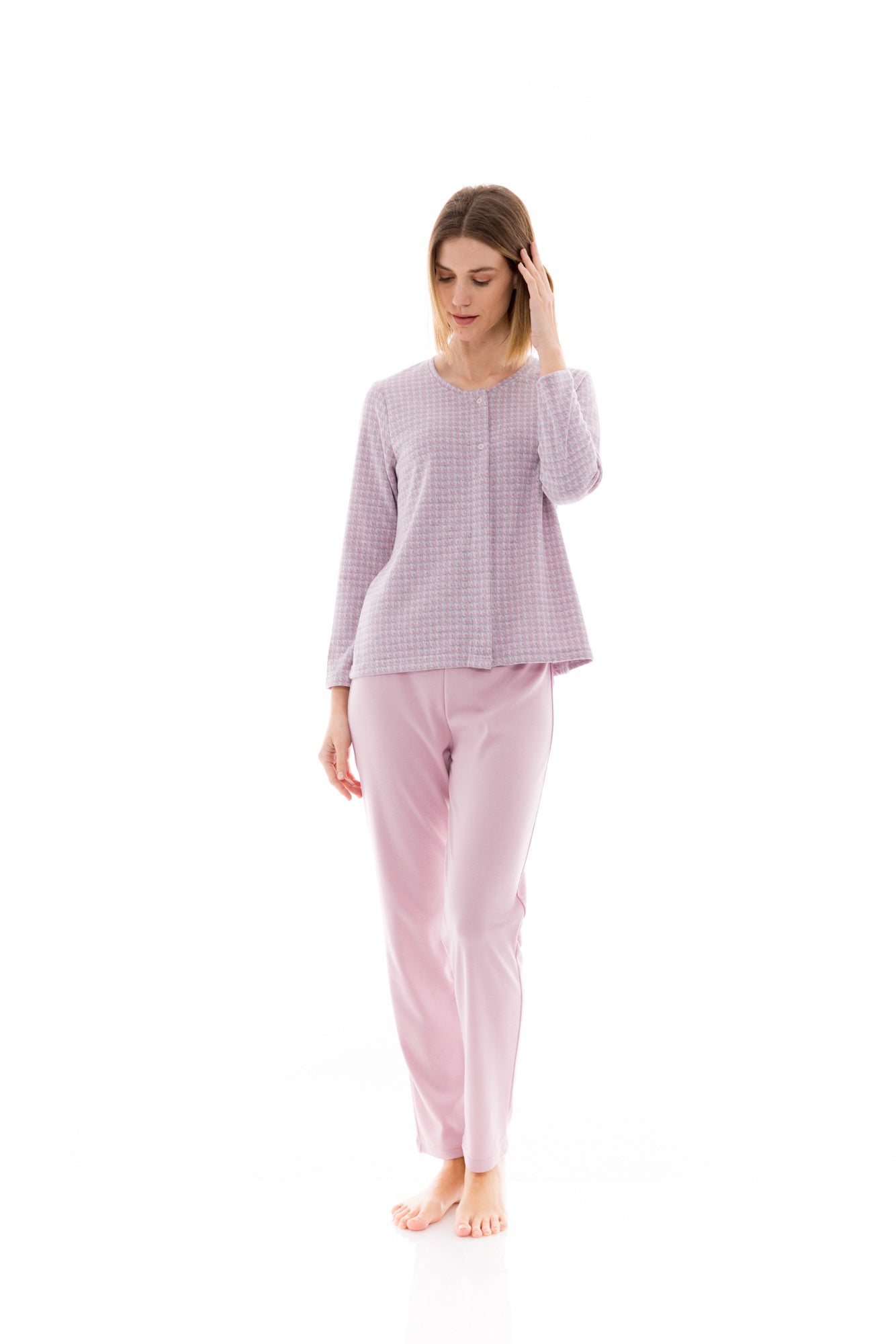 Pink Label - Pyjama Jacquard Pettit Plaid