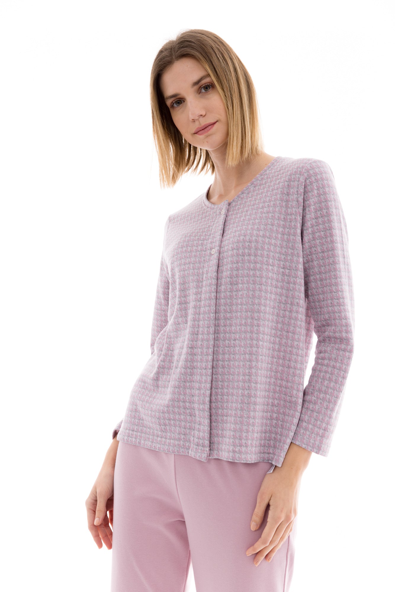 Pink Label - Pyjama Jacquard Pettit Plaid