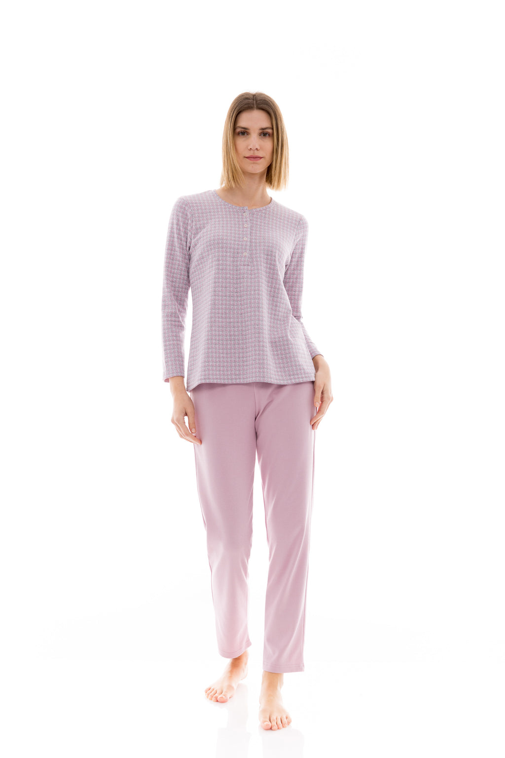Pink Label - Pyjama Jacquard Pettit Plaid