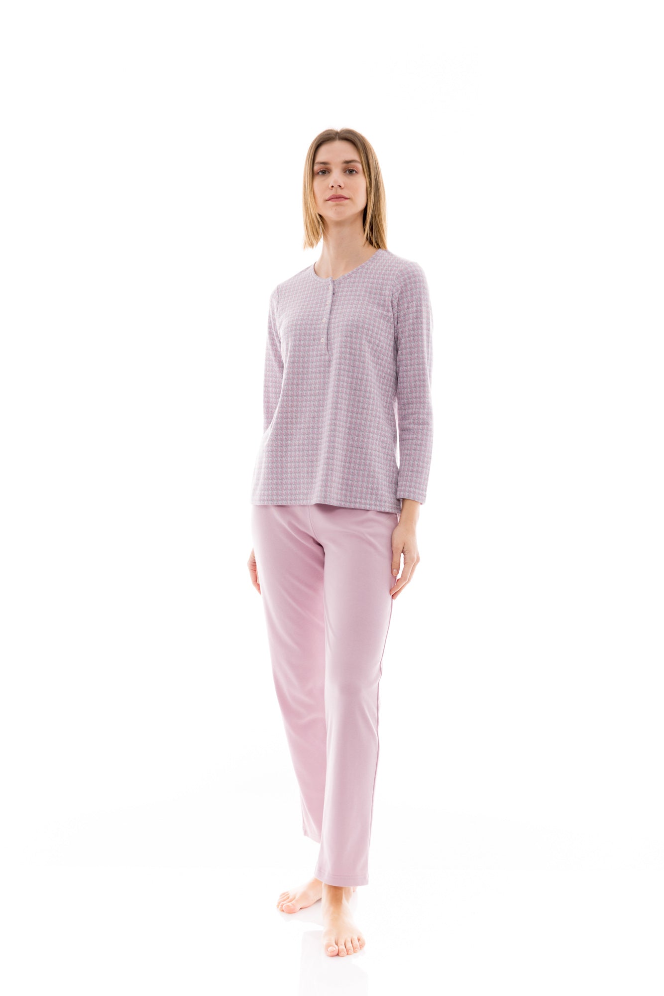 Pink Label - Pyjama Jacquard Pettit Plaid
