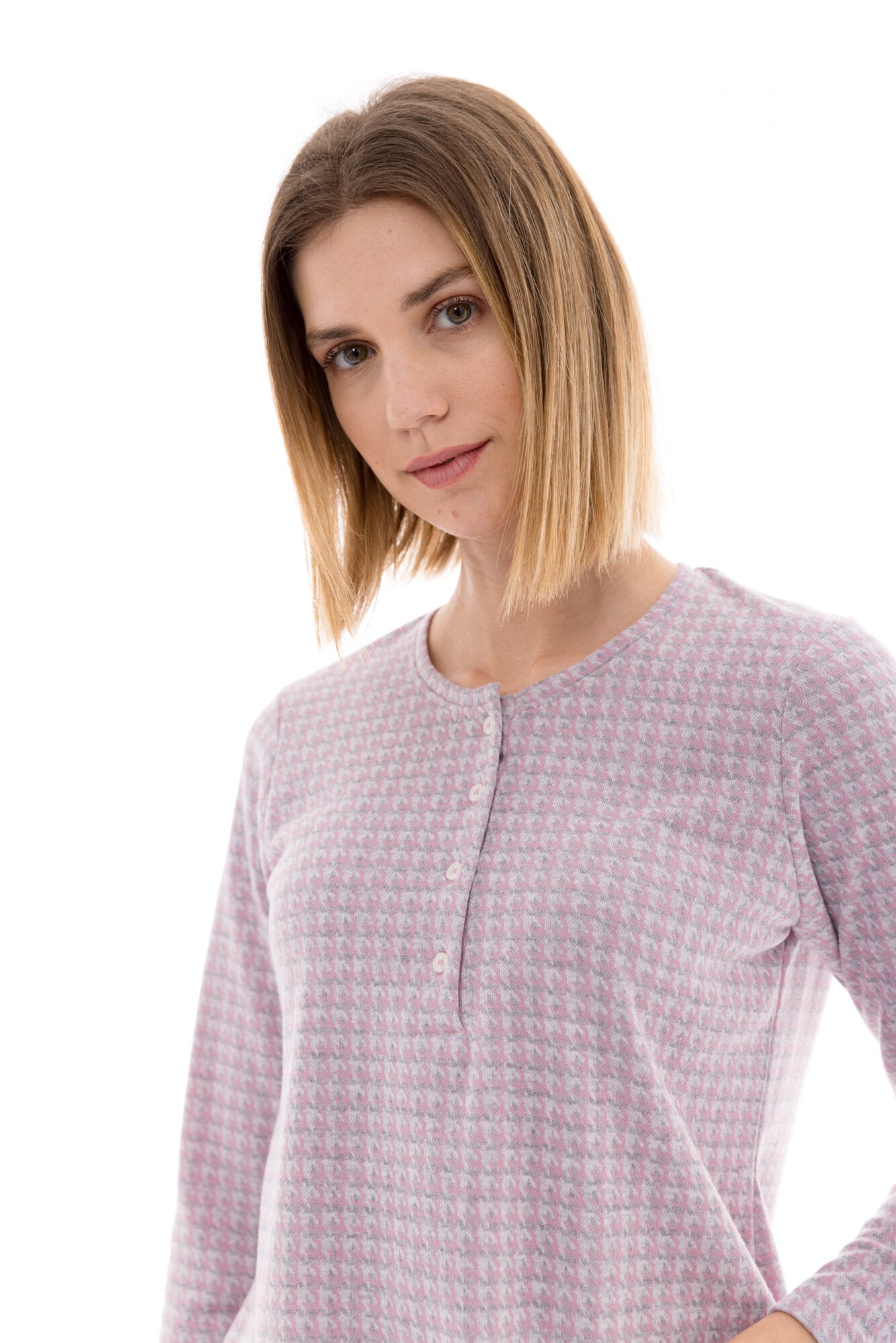 Pink Label - Pyjama Jacquard Pettit Plaid