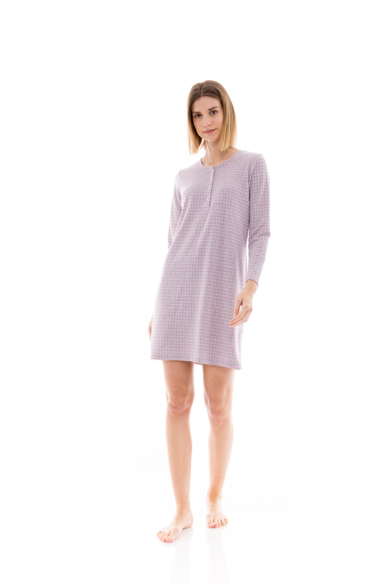 Pink Label - Nightgwon Jacquard Petti Plaid