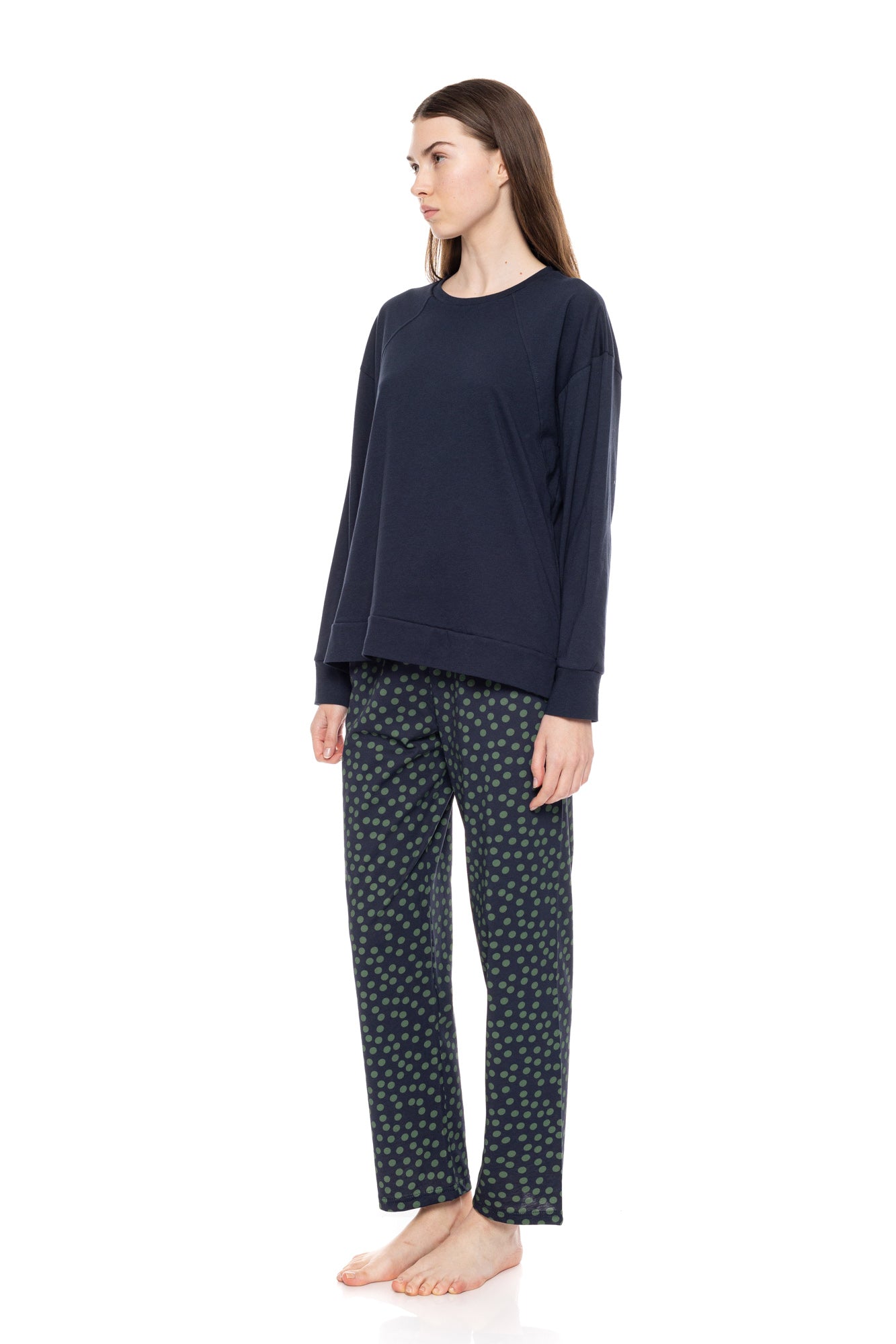 Pink Label - Pyjama Green Dot