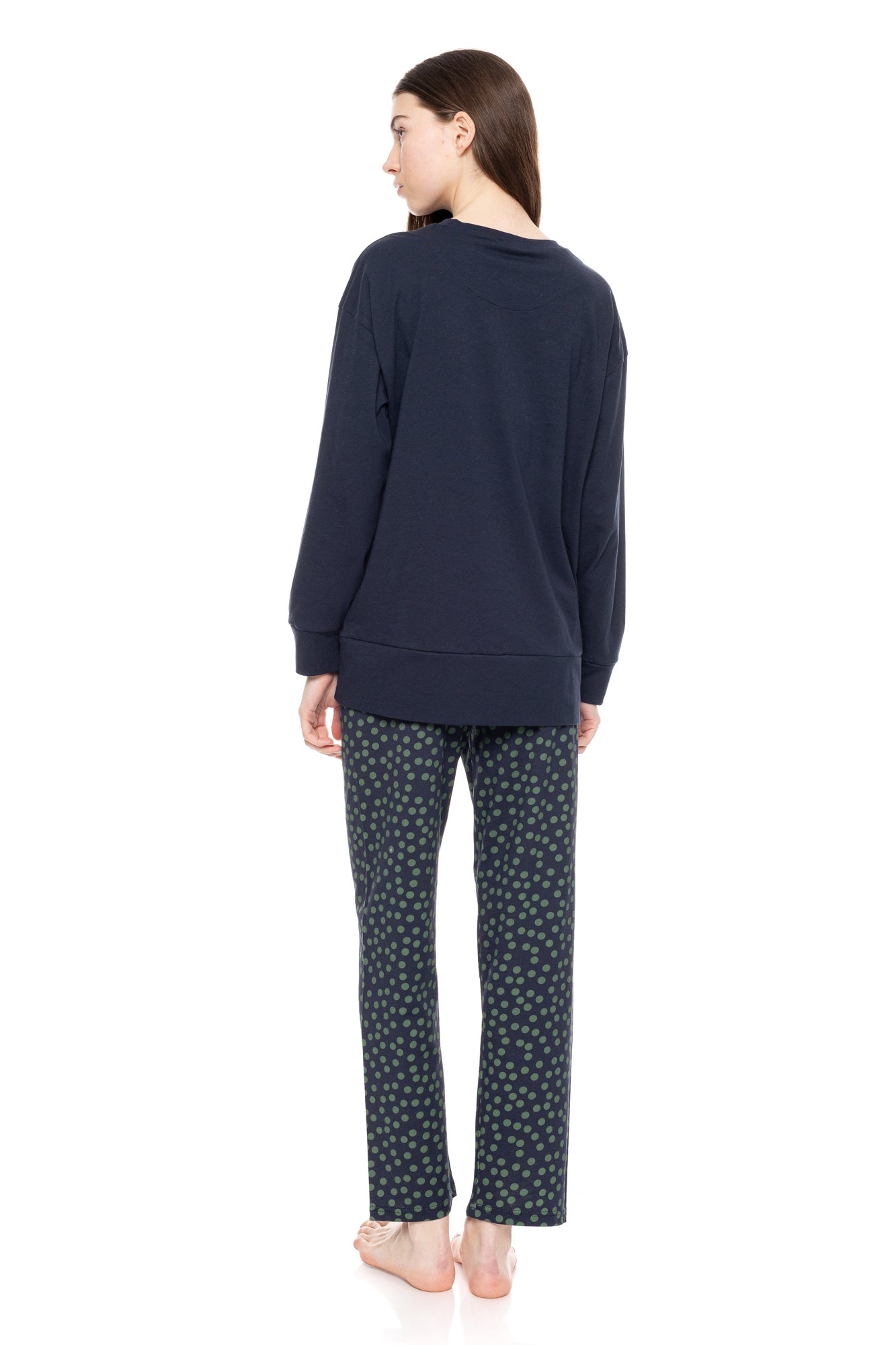 Pink Label - Pyjama Green Dot