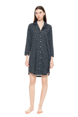 Pink Label - Nightgown Buttoned Green Dot