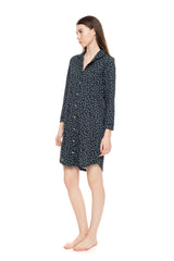 Pink Label - Nightgown Buttoned Green Dot