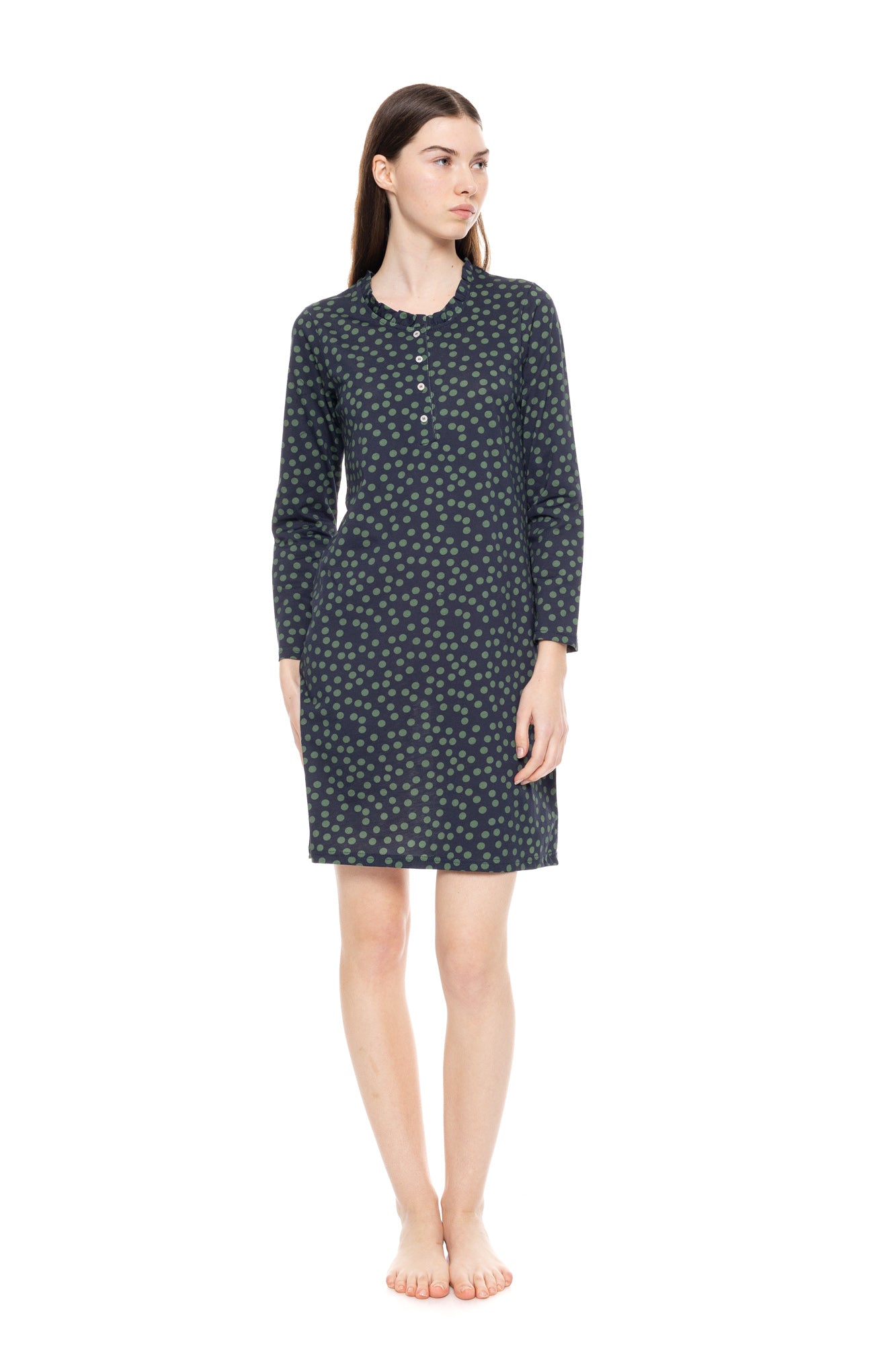 Pink Label - Nightgown Green Dot