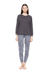 Pink Label - Pyjama Grey Leo