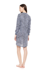 Pink Label - Nightgown Grey Leo