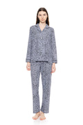 Pink Label - Pyjama Buttoned Grey Leo