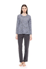 Pink Label - Pyjama Grey Leo