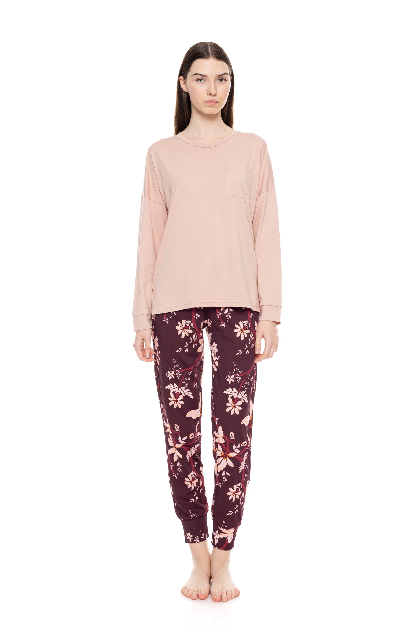 Pink Label - Pyjama Magenda Flower