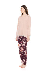 Pink Label - Pyjama Magenda Flower