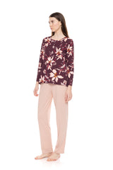 Pink Label - Pyjama Magenda Flower