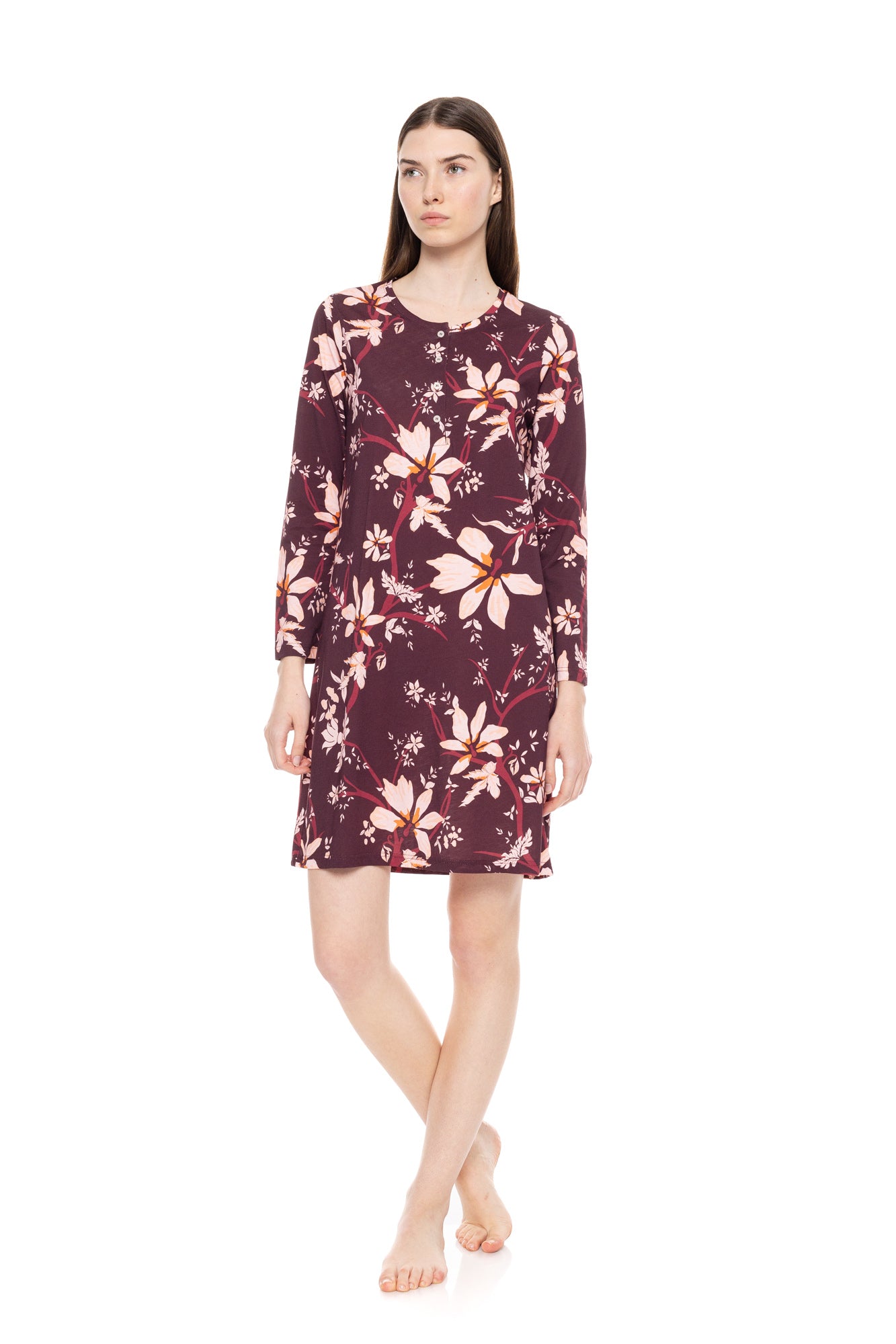 Pink Label - Nightgown Magenda Flower