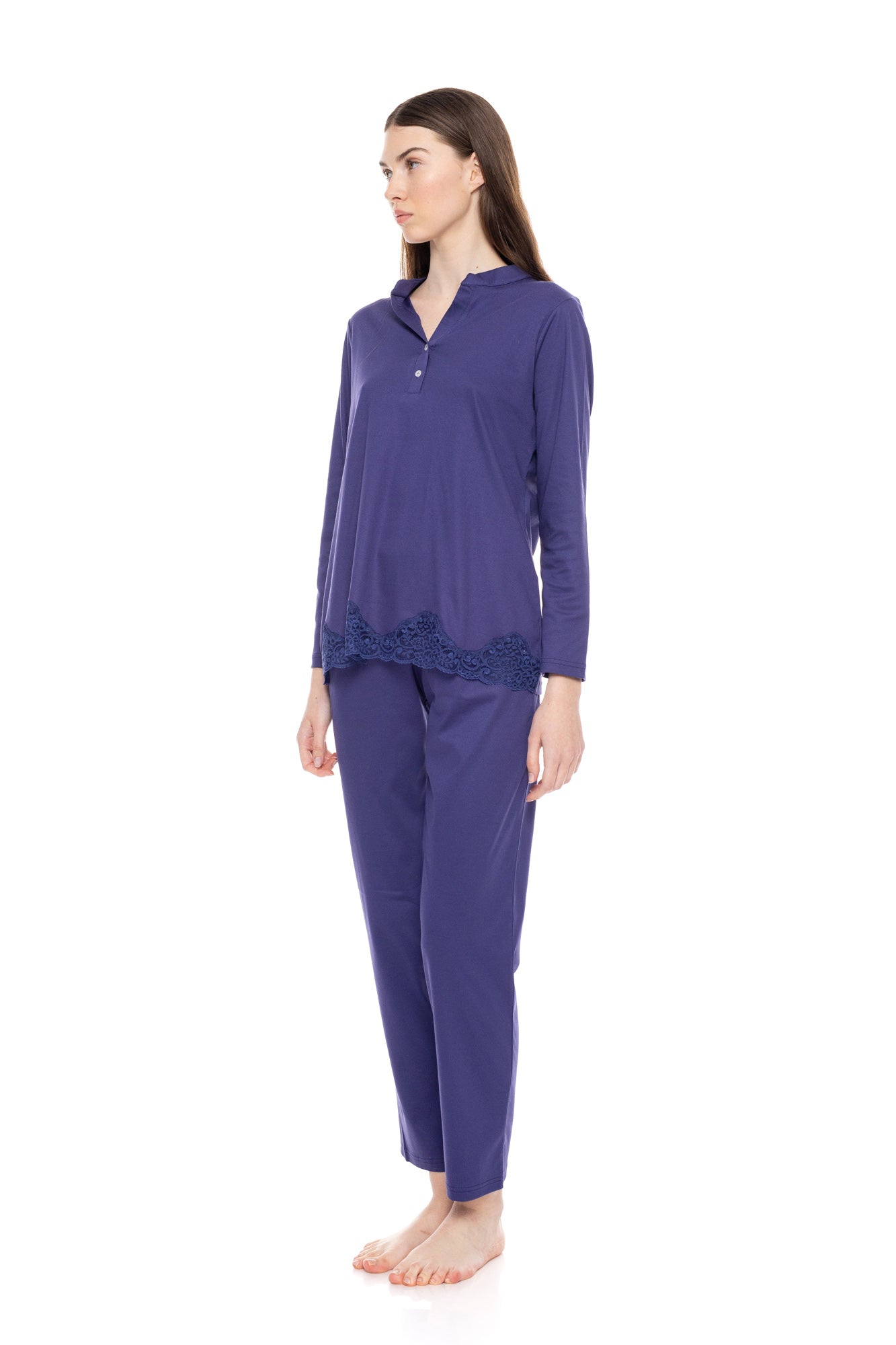 Pink Label - Pyjama Solid Geo Lovers