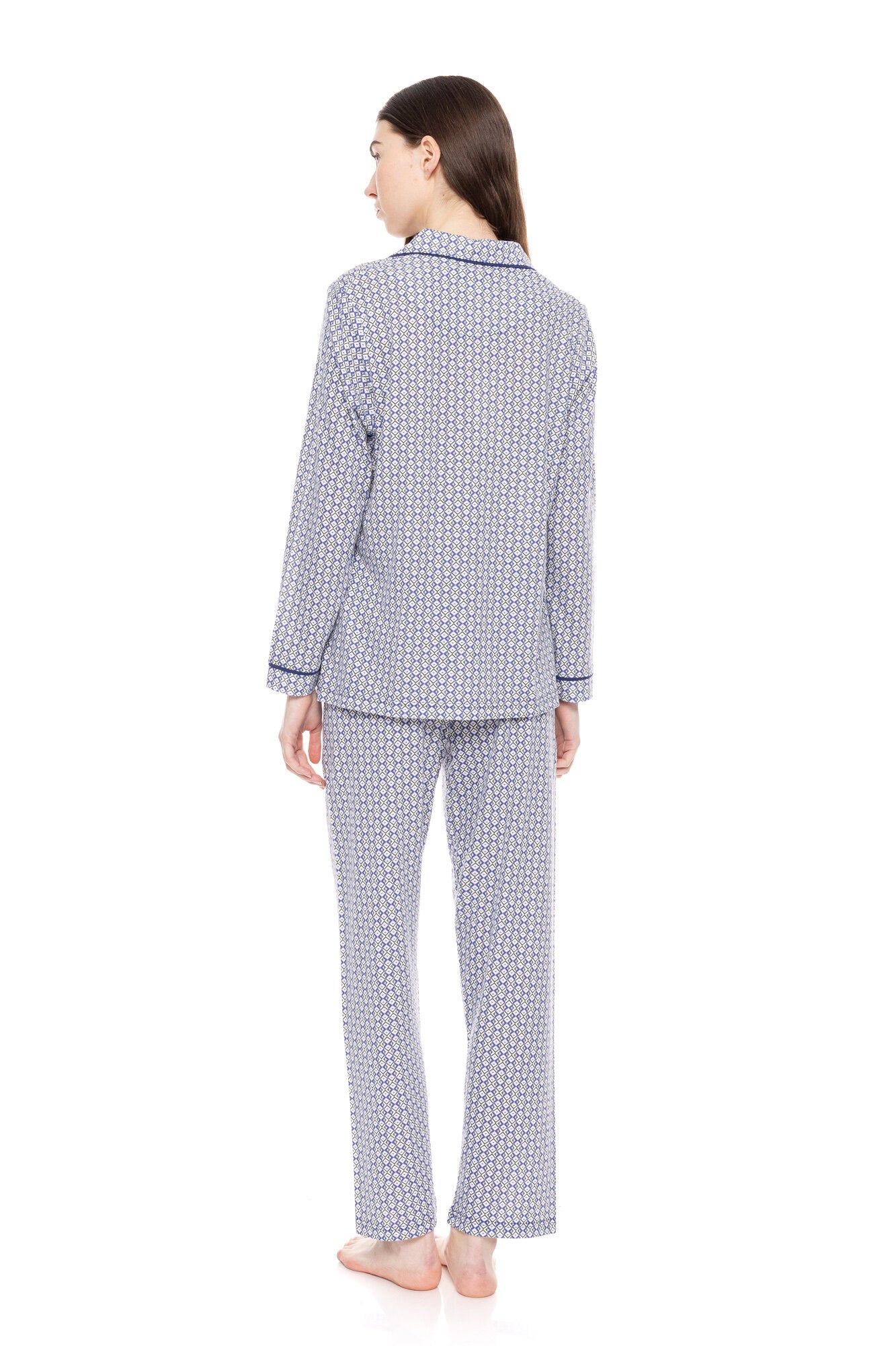 Pink Label - Pyjama Buttoned Geo Lovers
