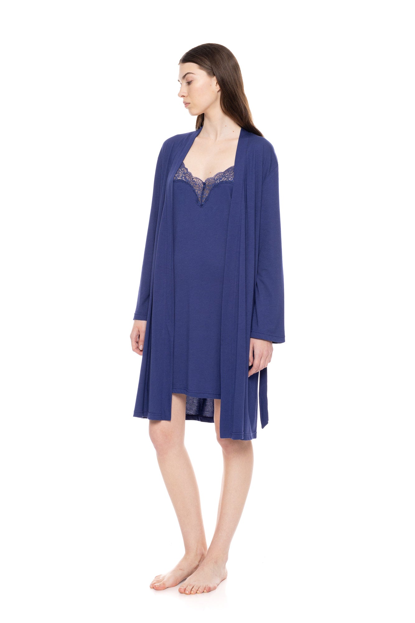 Pink Label - Nightgown 2Pcs Set Geo Lovers