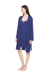 Pink Label - Nightgown 2Pcs Set Geo Lovers