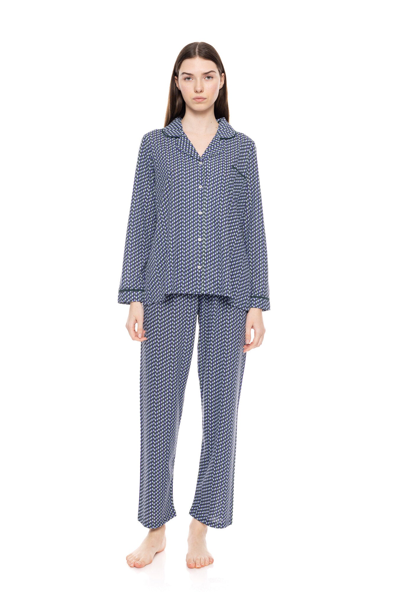 Pink Label - Pyjama Buttoned Mindnight Forest