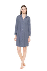 Pink Label - Nightgown Buttoned Mindnight Forest