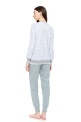 Pink Label - Pyjama Aqua Leo