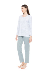 Pink Label - Pyjama Aqua Leo