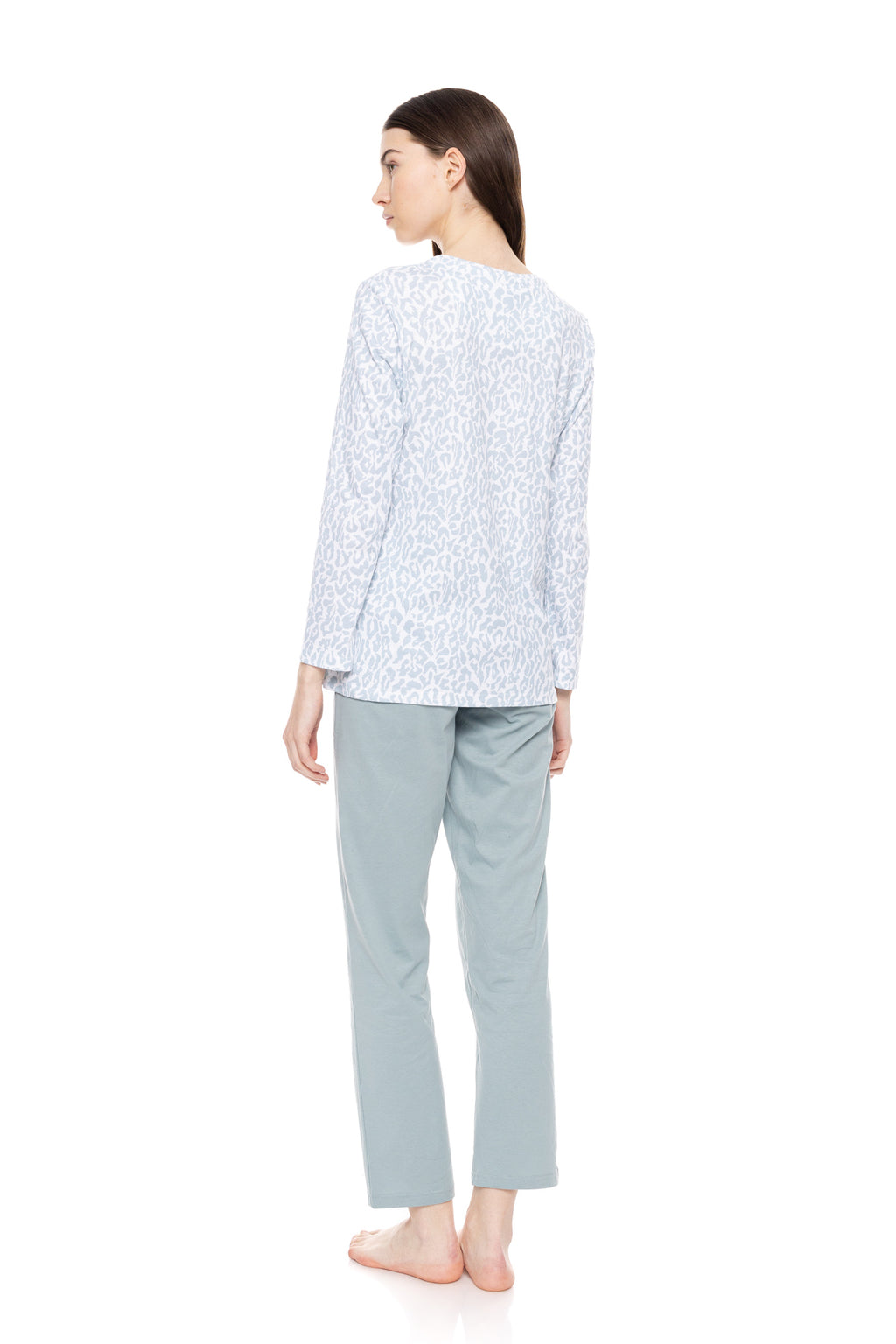 Pink Label - Pyjama Aqua Leo